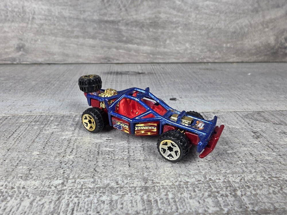 Hot Wheels Roll Cage 2004 Track Aces Dune Buggy Style Collector Number 207 g78e